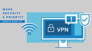 2.7K views · 42 reactions | Looking for ways to protect your company and personal data when working remotely? Try using a Virtual Private Network (VPN). Explore more tips to help you work securely from anywhere: https://dell.to/3bPY86I | Dell | Facebook