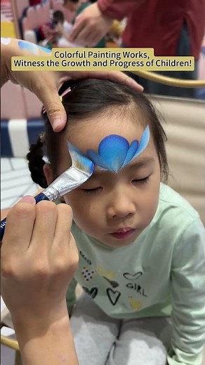 🌸 Beautiful face painting tutorial #art #painting #face painting #face art