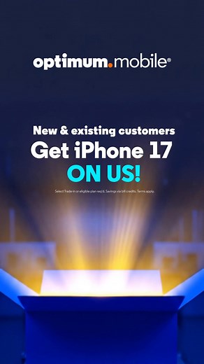 Get iPhone 17 ON US 50% OFF iPad. Terms apply. | Optimum
