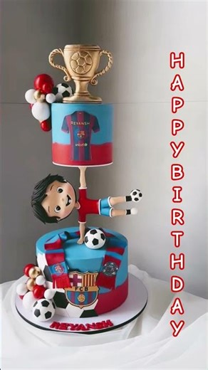 football lover birthday cake # celebration #cup#football