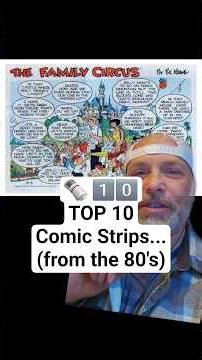 🗞 1️⃣0️⃣ TOP 10 Comic Strips...(from the 80's) #top10 #80s