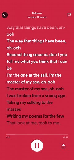 Believer Imagine Dragons Speed Song