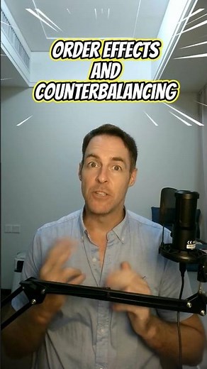 Order Effects & Counterbalancing — Explained Fast #researchmethods #psychology