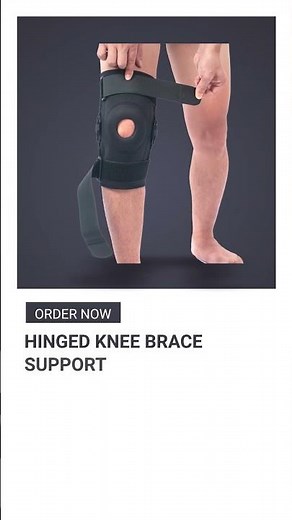 Hinged Knee Brace Support for Swollen ACL | Maximum Knee Support for Active Lifestyles