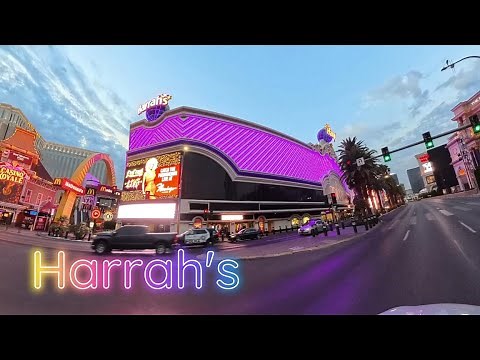 Harrahs Las Vegas casino walk through