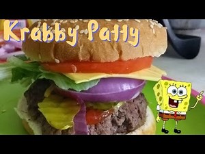 How to Make A Krabby Patty like SpongeBob!