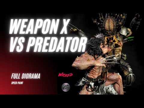 Weapon X vs Predator – The Full Diorama You Can’t Miss!
