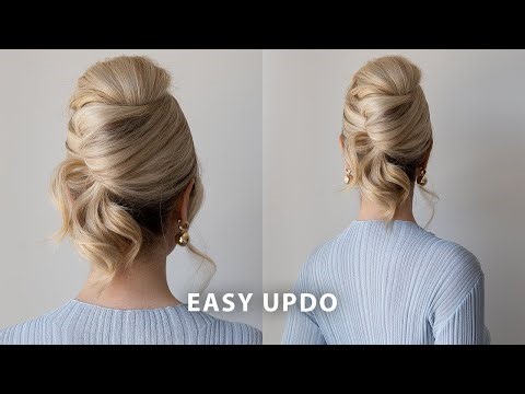 60 Second Easy Updo Tutorial ❤️✨ Wedding hairstyle, wedding guest, prom