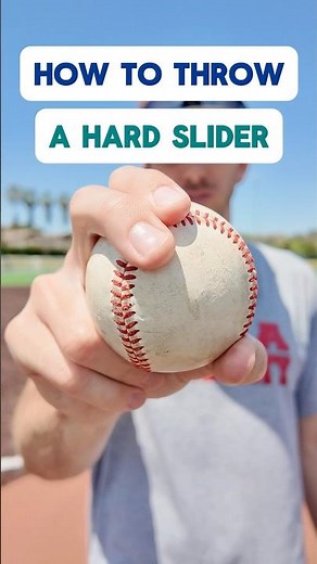 How To Throw a Hard Slider! #slider #baseball #pitching #velocity #pitchinglessons #pitcher #curve