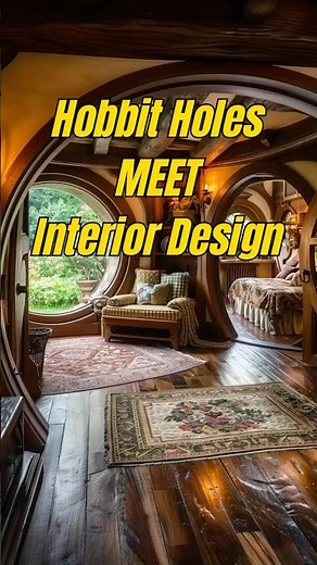 Hobbit Holes MEET Interior Design
