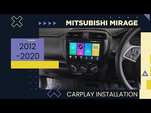 Apple CarPlay Upgrade for Mitsubishi Mirage (2012–2020) | Full Installation Guide 🚗