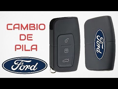 How to replace the remote control battery on a Ford #fordfiesta #fordfocus