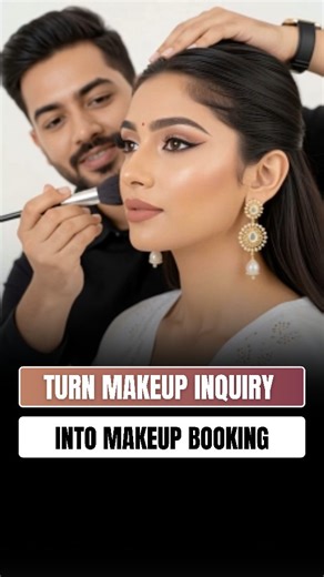 Chandan Yadav | Salon & Academy Growth Mentor on Instagram: "Convert all makeup inquiries into bookings with this secret weapon—a professional digital portfolio! Showcase your name, services, pricing, and glowing client testimonials to impress instantly. Highlight your artistry with a stunning visual portfolio that builds trust and secures bookings. . . . . . . #MakeupArtist #BridalMakeup #PortfolioDesign #MakeupArtistIndia #Makeupservice"