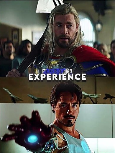 Iron Man VS Thor One cursed with knowlodge while other cursed with strength #ironman #marvel #thor