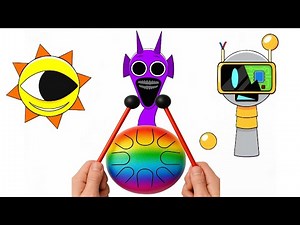 Sprunki 4 Phase 4 VS Real cool instruments!