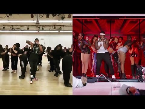 Super Bowl LVI Halftime Show '50 Cent Set' (Rehearsal vs Live)