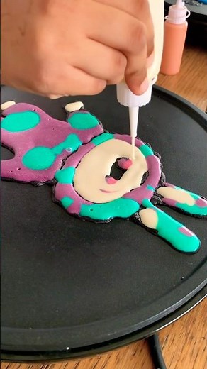 Labubu Pancake Art🎨 Educational Reels for Kids