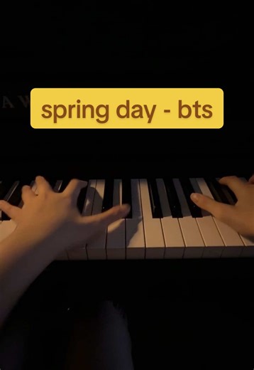 Piano Cover of Spring Day by BTS
