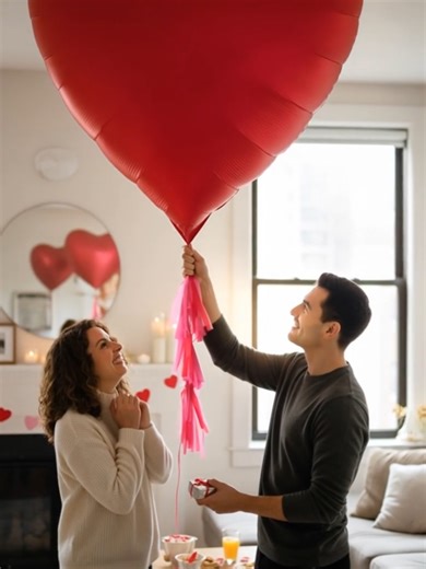 Big heart. Bigger reaction. ❤️🎈 The kind of surprise they never forget. Dallas delivery available. #Bigballoons #DallasBalloons #dallaslove #LoveSurprise #dallasdatenight