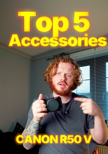 Top 5 Essential Accessories for Canon R50V Camera