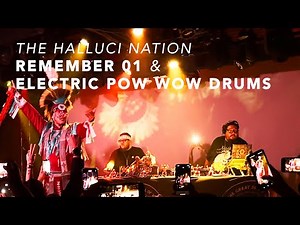 The Halluci Nation perform Remember 01 & Electric Pow Wow Drum LIVE in LA @ The Echoplex - 3/21/24