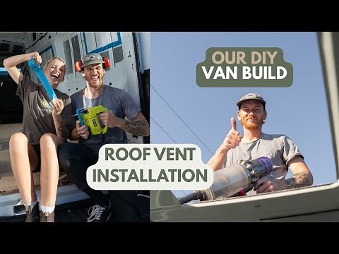 How to INSTALL a ROOF VENT onto FORD TRANSIT VAN