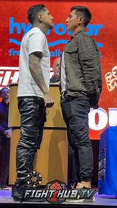 16K views · 3.6K reactions | @fernandovargas_jr vs Gonzalo Coria Face Off  #Boxing #BoxingNews | Fight Hub TV | Facebook