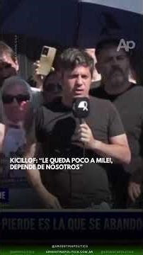 KICILLOF: "MILEI'S TIME IS RUNNING OUT" #axelkicillof #javiermilei #argentinapolitics