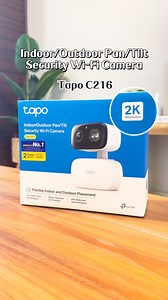 Meet the new Tapo C216, built for flexible indoor or outdoor security! ☀️☔️ Our latest smart home camera comes with smooth pan and tilt, smart AI alerts, and clear 2K color view for day and night. ✨ Where to buy: https://bit.ly/TPMYBuy #TPLinkMY #Tapo | TP-Link