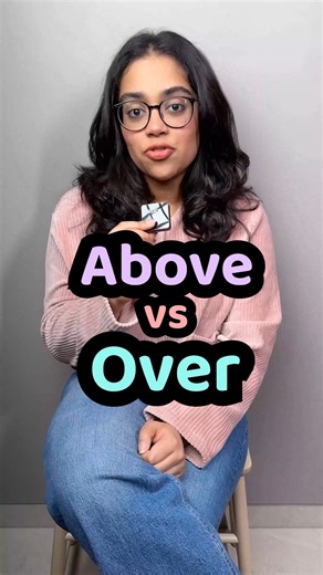 English Prepositions - Above VS Over | English Grammar Lesson | Learn English With Ananya 👉All Online English Course Details - https://www.letstalk.academy/s/store OR 👉Send 'HI' on WhatsApp no - 919324246223 Many English learners use the English Prepositions ABOVE and OVER interchangeably — but advanced English speakers don’t. Using the wrong preposition can make your sentence sound unnatural or confusing, even if your grammar looks correct. In this English Grammar lesson, you’ll clearly under