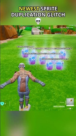 NEW Sprite Duplication glitch tech 💀 *AFTER PATCH* #fortnite #fortniteglitch #relishh