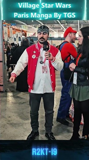 We met R2-KT 19 at the Star Wars Village (Paris Manga by TGS)