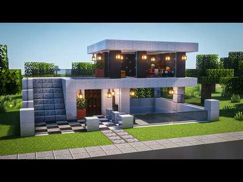 Minecraft modern house step by step