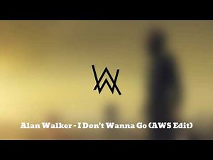 Alan Walker - I Don't Wanna Go (harmoli Edit)