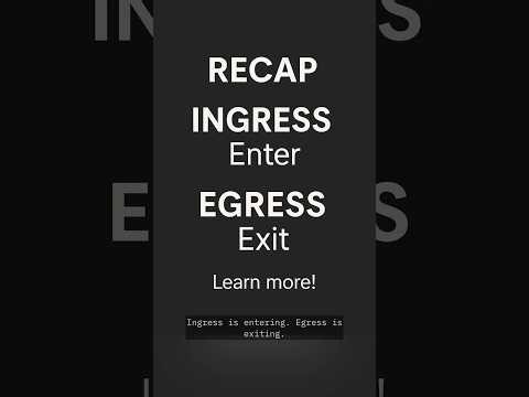 Ingress vs Egress Explained in 60 Seconds #networking #devops #kubernetes #fullstackdeveloper