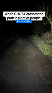 168K views · 323 reactions | Look at this.. White ghost crosses the path down this creepy old lane in chesterfield. People see it. It’s real. #haunted #hauntedtiktok #hauntedroad #scaryroad #darkroad #ghostvideos #chesterfield | Project reveal - Ghosts of Britain | Facebook