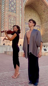 From the heart of Samarkand’s Registan Square, we let the magic move us — an improvised performance born from history’s stage. Dance: @francescocosta.dancer wearing @chiaragiuliamicoccio Violin: @rusandapanfili wearing @marcellanyc Video @emiglianonapoli | Rusanda Panfili Official