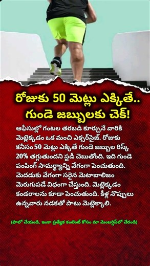 Climb 50 Stairs Daily and Reduce Heart Disease Risk by 20% | Stair Climbing Health Benefits