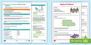 Year 6 Maths Same-Day Intervention Plan: Solving One-Step Equations