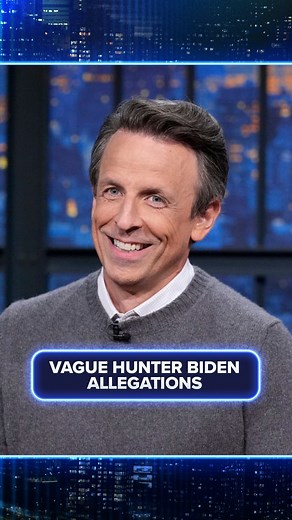 Late Night with Seth Meyers on Instagram: "The same people who accused Biden of corruption are currently bending over backwards to defend the transparent corruption of Trump. #ACloserLook"