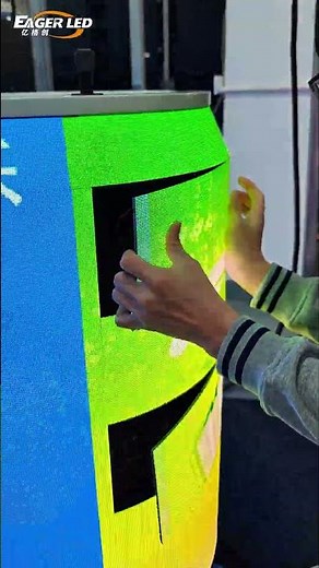 Today's task is: to install it properly. #ledscreen #leddisplay #ledwall #ledmodule #eagerled