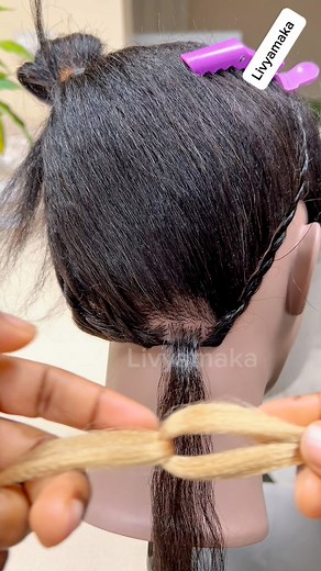 Step-by-step braid tutorial — easy enough for beginners! 💕 #fblifestyle #braids #hairtutorial #braidtutorial | Livyamaka