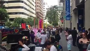 #SFPride is on! Visit us at our sign-in area on Spear street between Mission and Howard. Happy Pride! | Project Open Hand