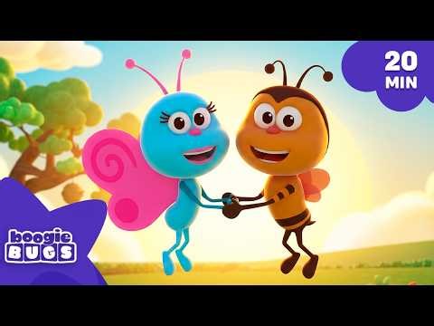 Skidamarink a Dink a Dink and More! | Love & Friendship ❤️ BOOGIE BUGS 🐞 (20 min) Kids Songs