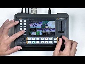 AVMATRIX SHARKS S6 Standalone 6-CH HDMI/SDI Video Switcher