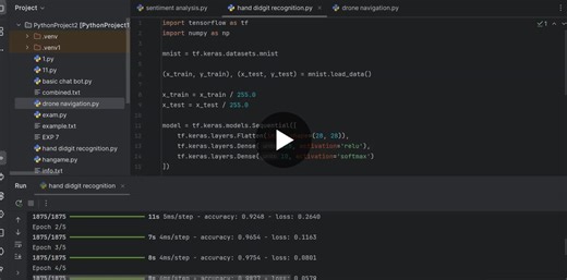 #codeclause #internshipproject #python #tensorflow #deeplearning #machinelearning #ai #mnist #imagerecognition | Mohamed Irfan