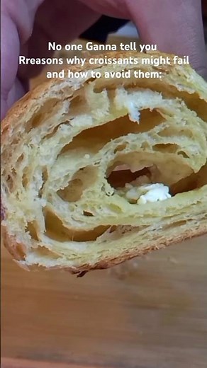 reasons why croissants might fail and how to avoid them: #timewise #croissant