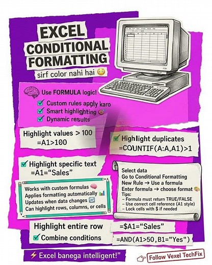 EXCEL Conditional Formatting Trick ⚡ Excel Smart Highlighting 😳
