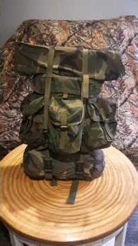 my alice pack #survival #army #surplus #molle #woodlandcamo #alice#old school
