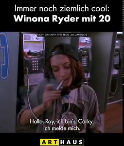 113K views · 276 reactions | Nach Erfolgen wie Jim Jarmuschs NIGHT ON EARTH wurde es ruhig um Winona Ryder. Heute wird sie runde 50 und erlebte ihr verdientes Comeback mit Stranger Things!  arthaus.de/night_on_earth | ARTHAUS | Facebook